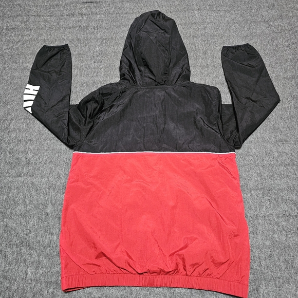 NWT PUMA Boys 2pc Tracksuit Jacket Joggers Black Red Set Size L 10/12 - Picture 4 of 15